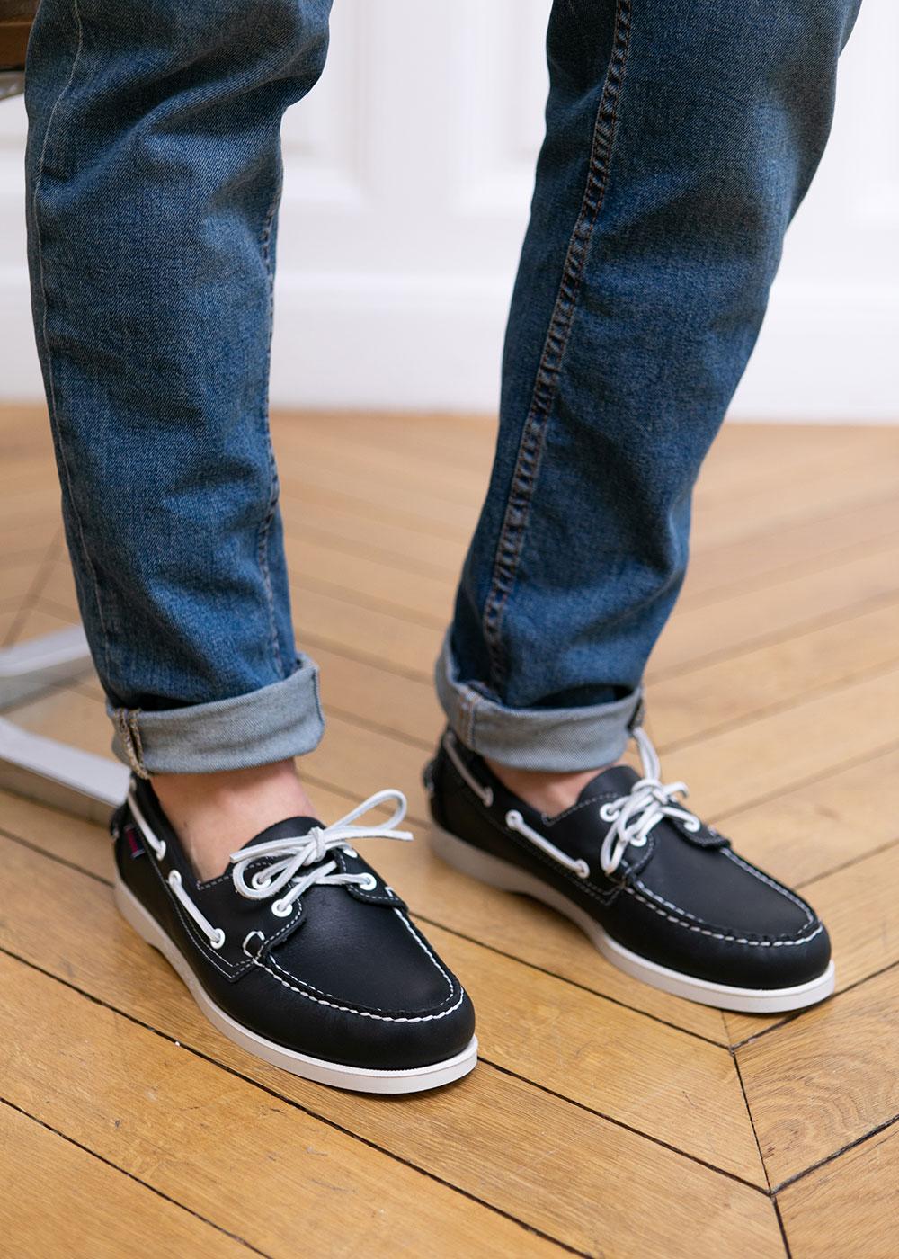 Sebago docksides bleu marine shop