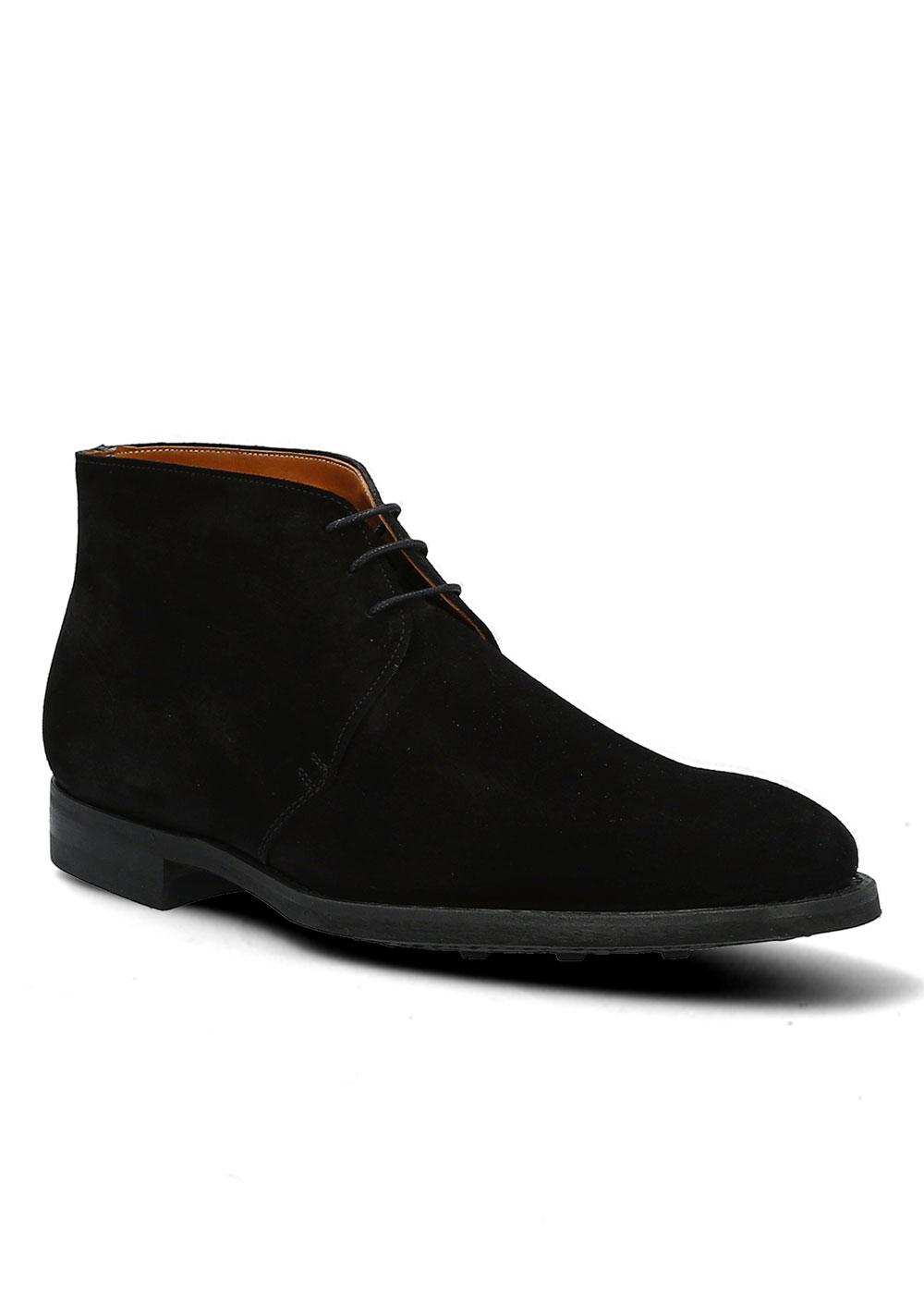 Mens black chukka boots uk discount