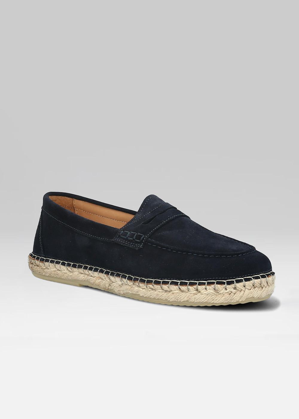 Colisée Paris ESPADRILLE MANITAS VELOURS MARINE Manfield