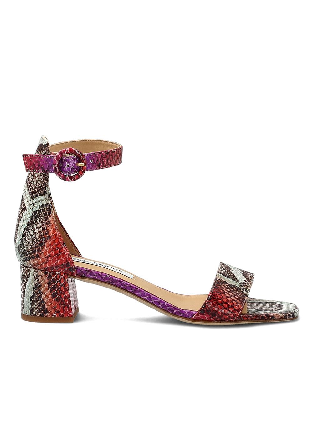 Charles Kammer SANDALE VERON PYTHON MULTICOLORE Manfield