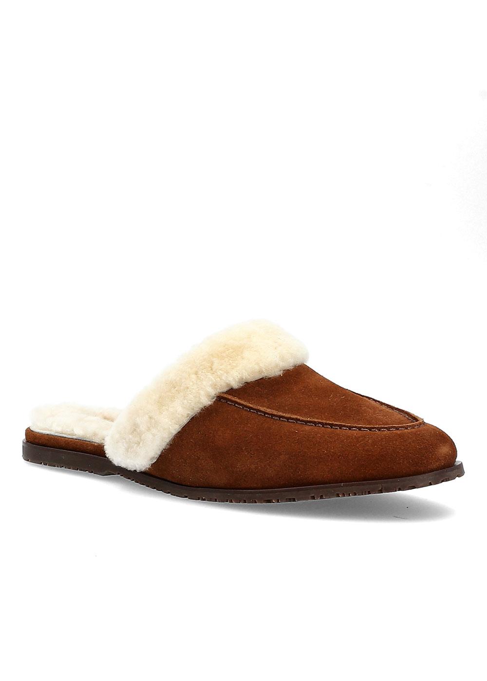 Faux fur tassel mules online