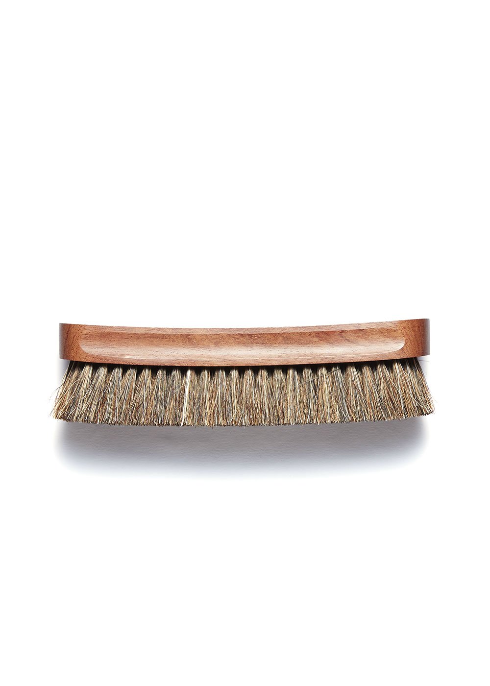 Brosse à lustrer en véritable crin de cheval.