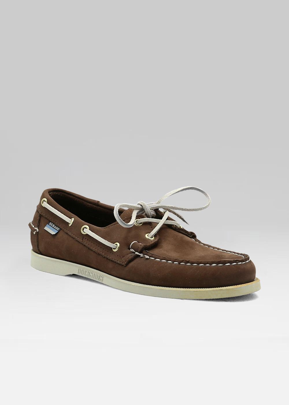 Sebago DOCKSIDES NUBUCK MARRON Manfield