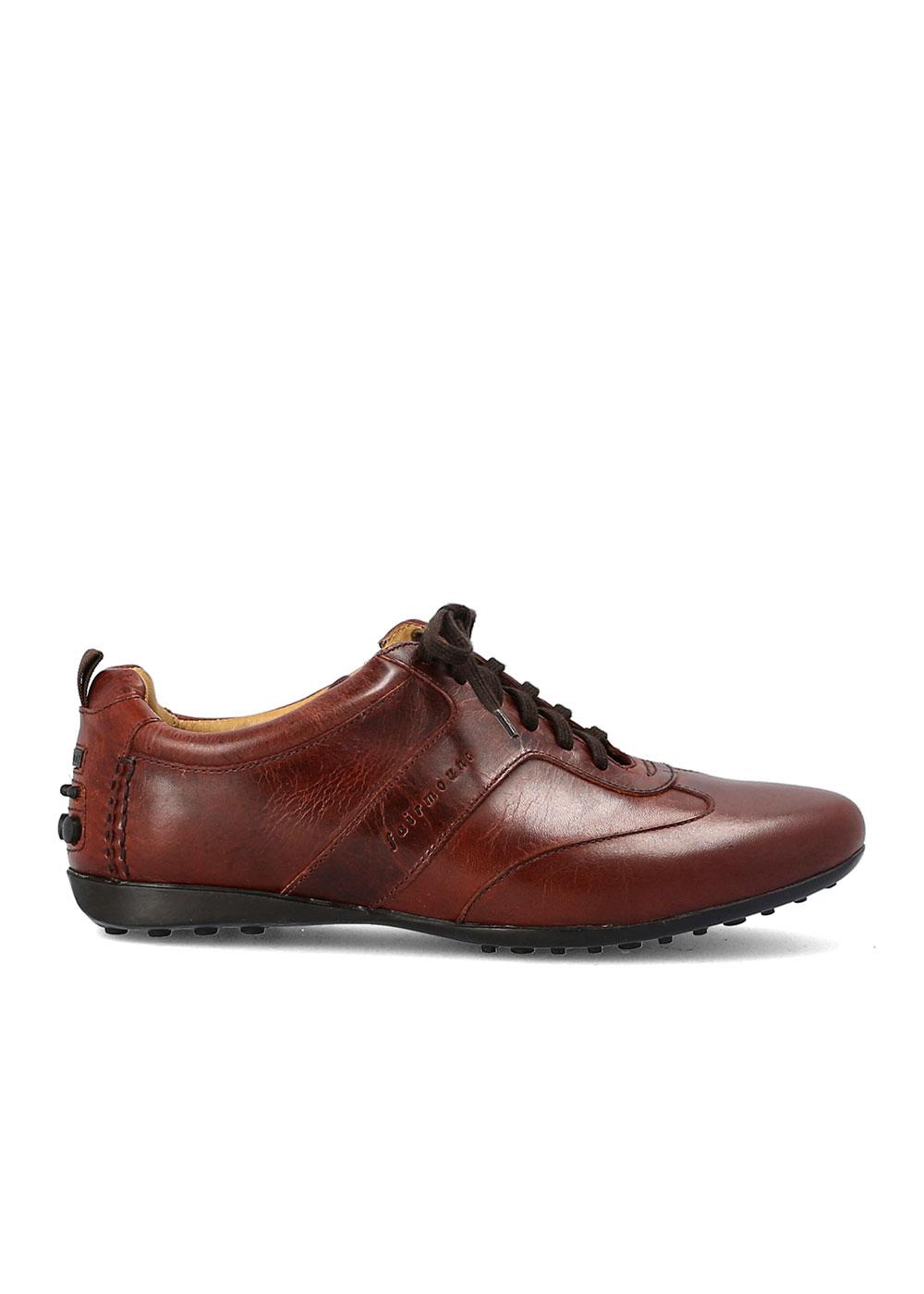 SNEAKER CUIR BORDEAUX 4 US W