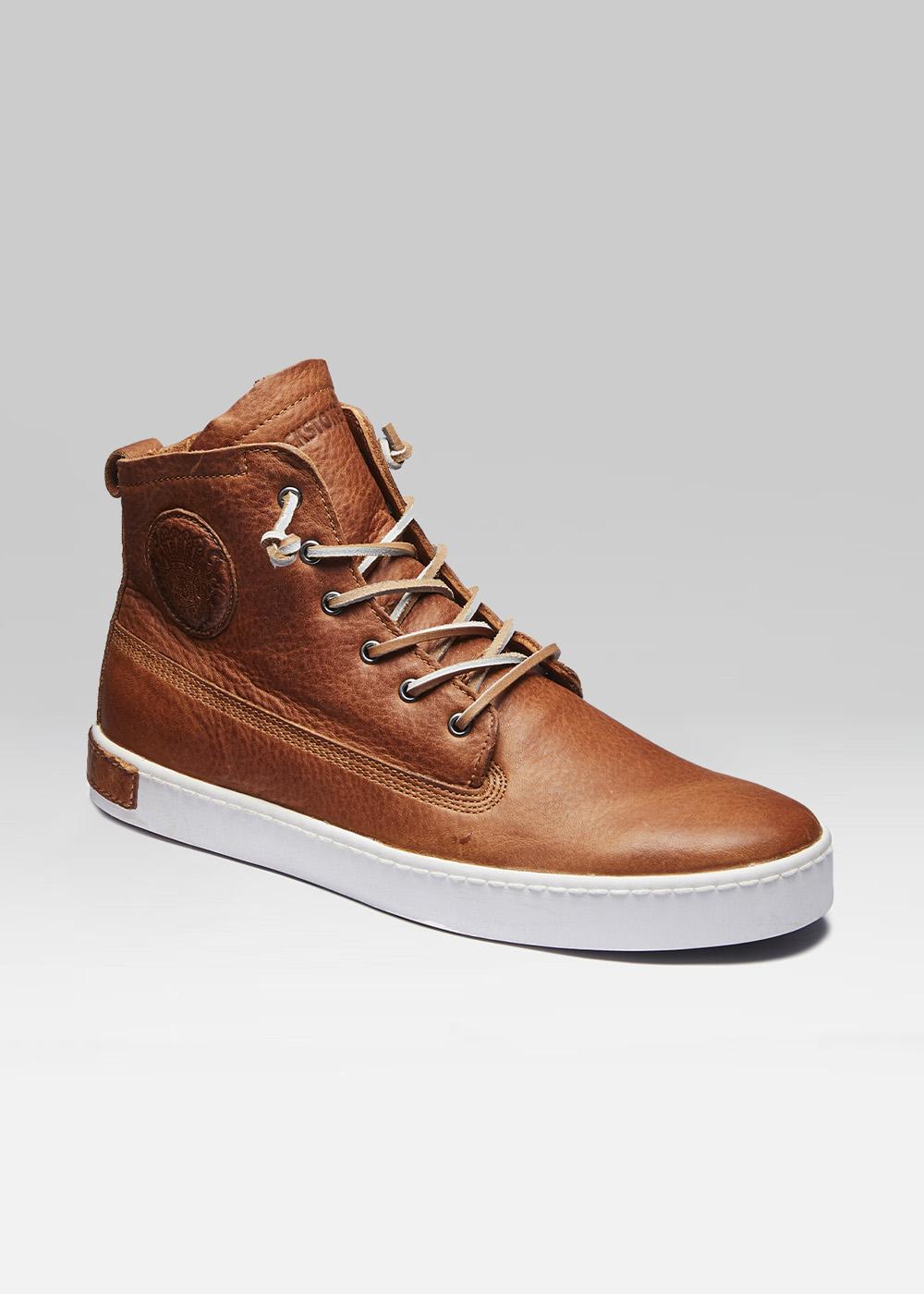 Blackstone SNEAKERS ICON GM06 CUIR CUOIO Manfield