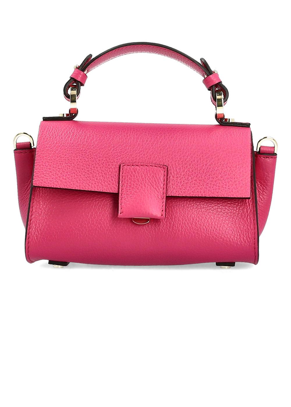 Colisee Paris MINI SAC CLEMENTINE CUIR FUSHIA Manfield