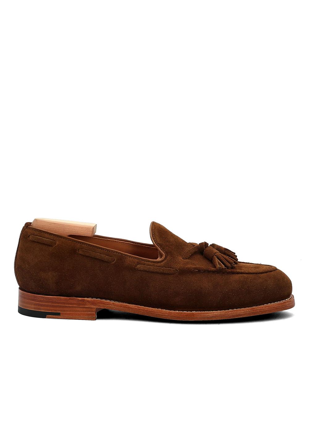 Bowen MOCASSIN BRIGHTON VELOURS SNUFF Manfield