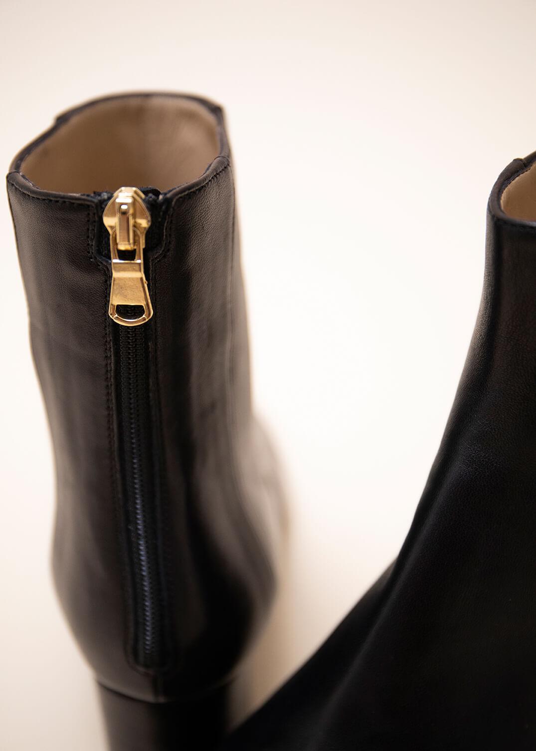 Manfield BOOTS KINGSWOOD CUIR NOIR Manfield