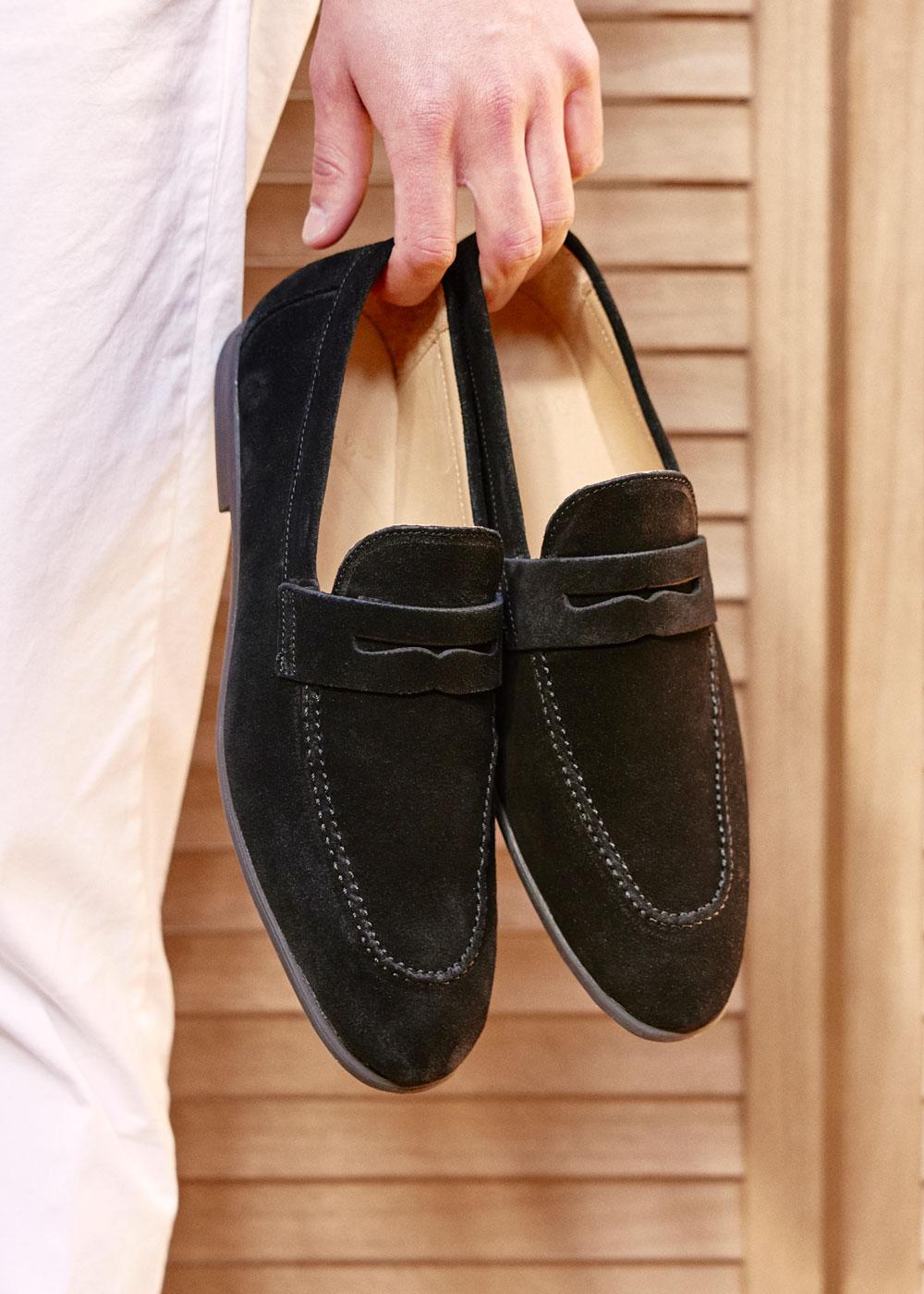 Mocassin velour store