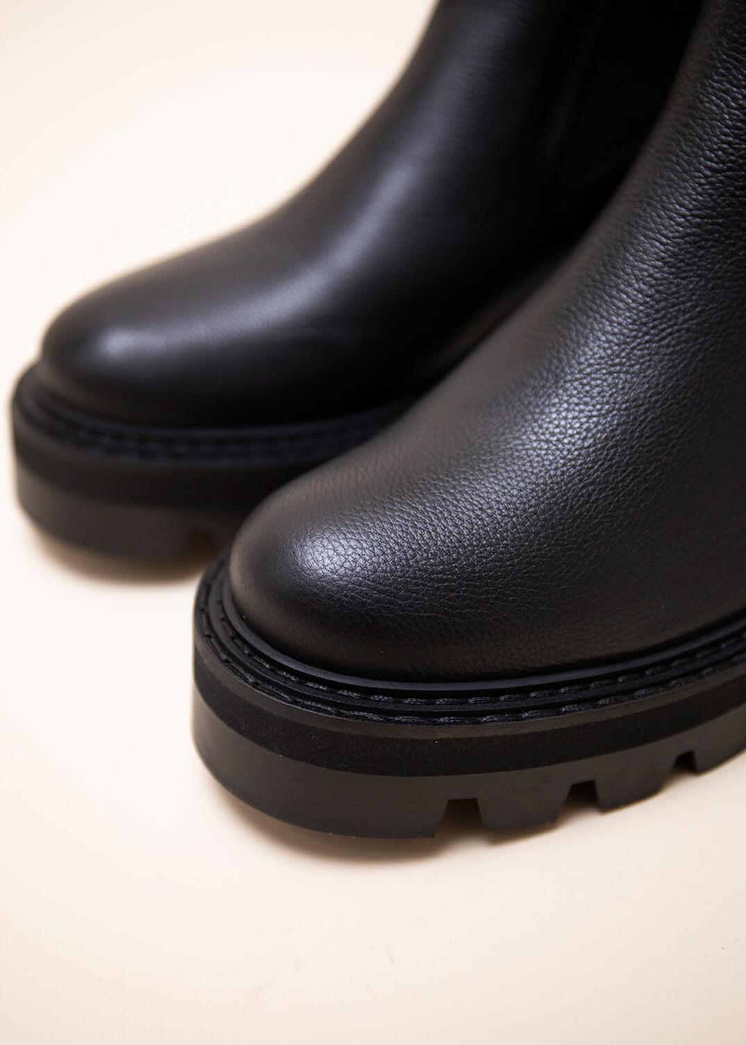 Colisee Paris BOOTS PALOMA CUIR NOIR Manfield