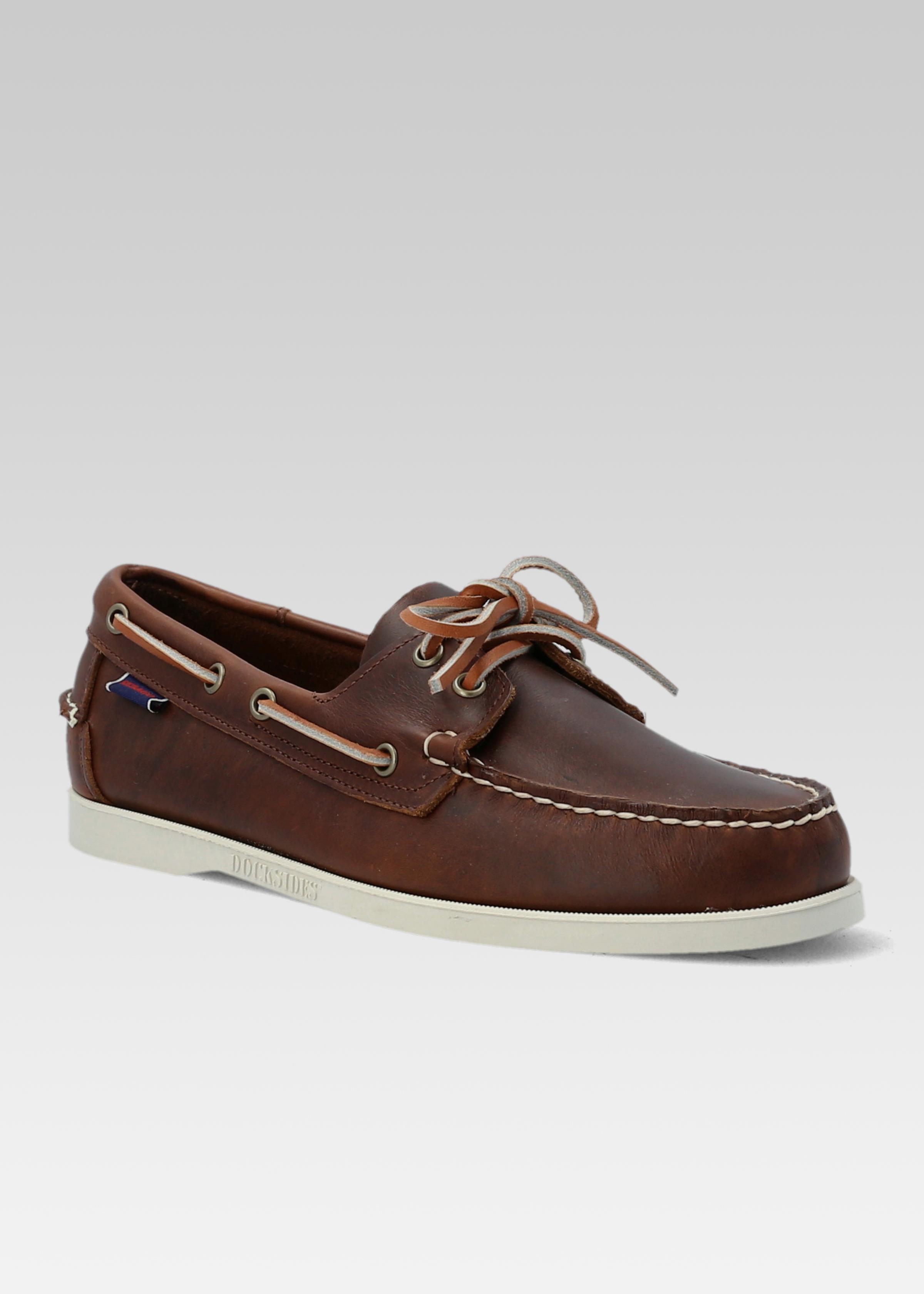 Sebago PORTLAND CUIR DARK BROWWN Manfield