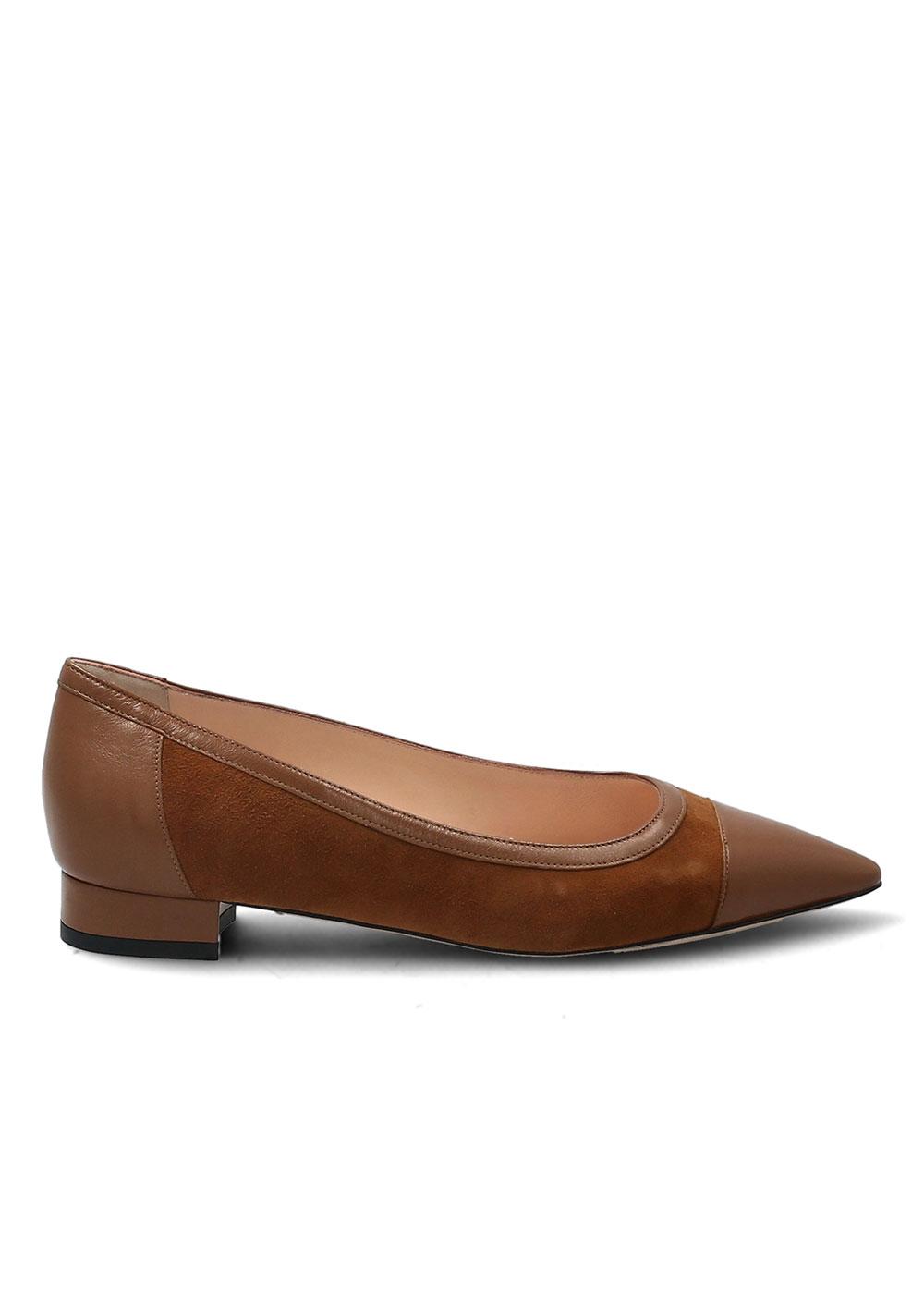 Escarpin cuir marron clearance