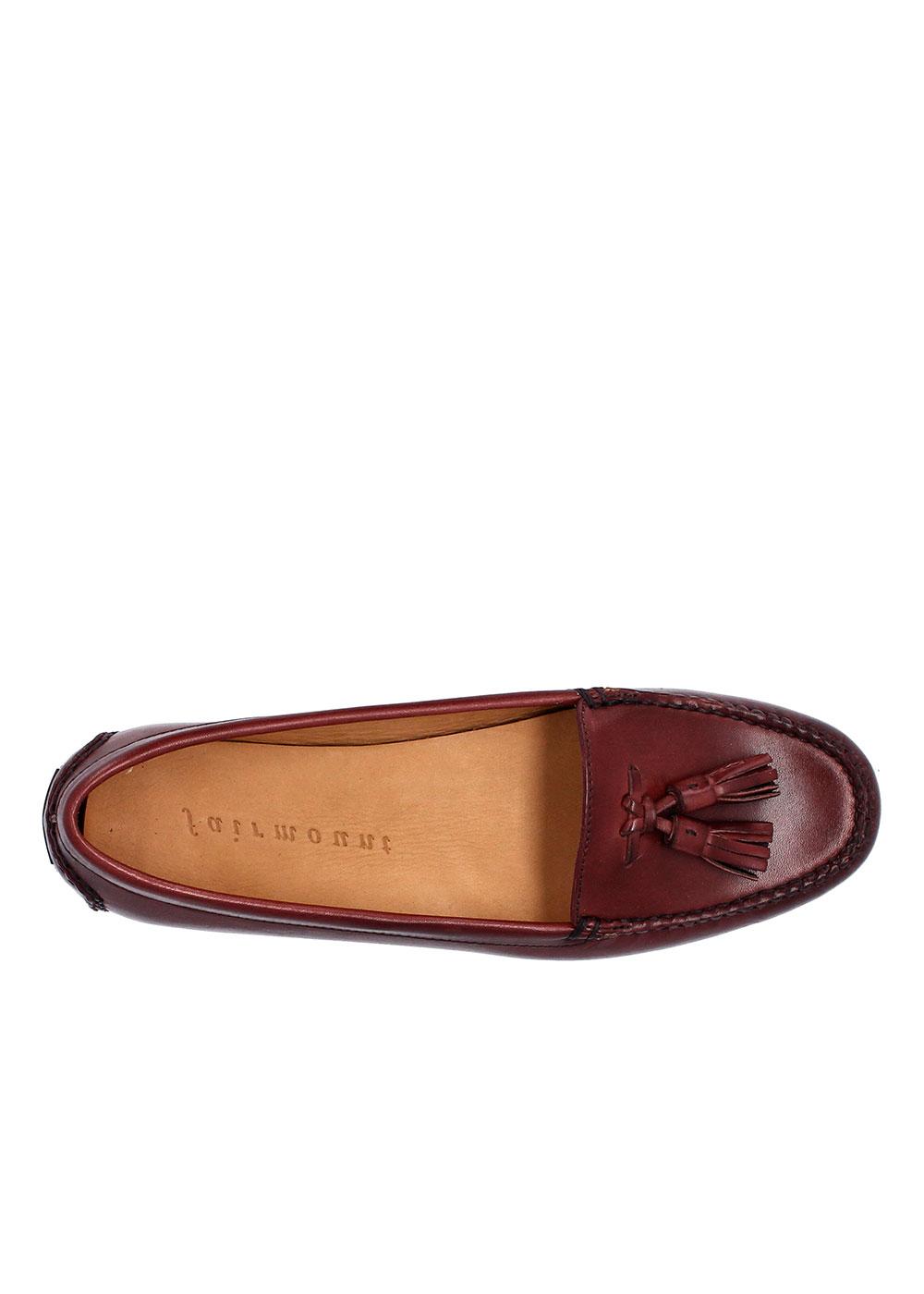 Fairmount MOCASSIN BI TASSEL BORDEAUX Manfield