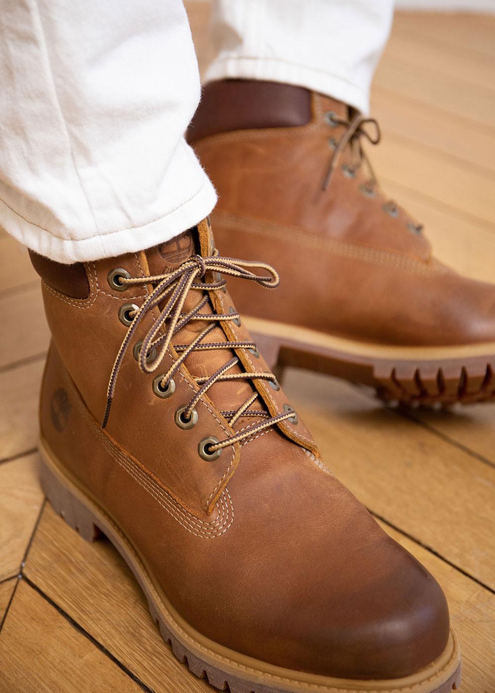 Marron Foncé Timberland Homme En Cuir Timberland 27094 NUBUCK