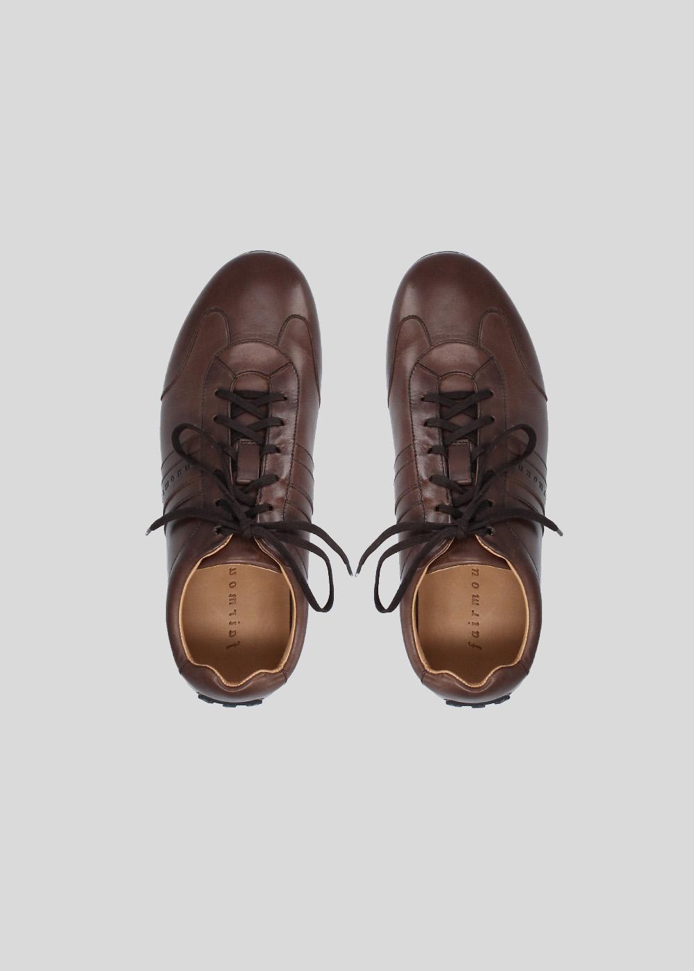 Fairmount SNEAKERS CUIR MARRON Manfield