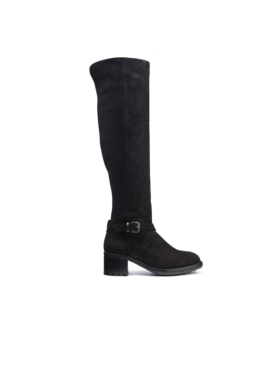 Bottes nubuck noir cheap
