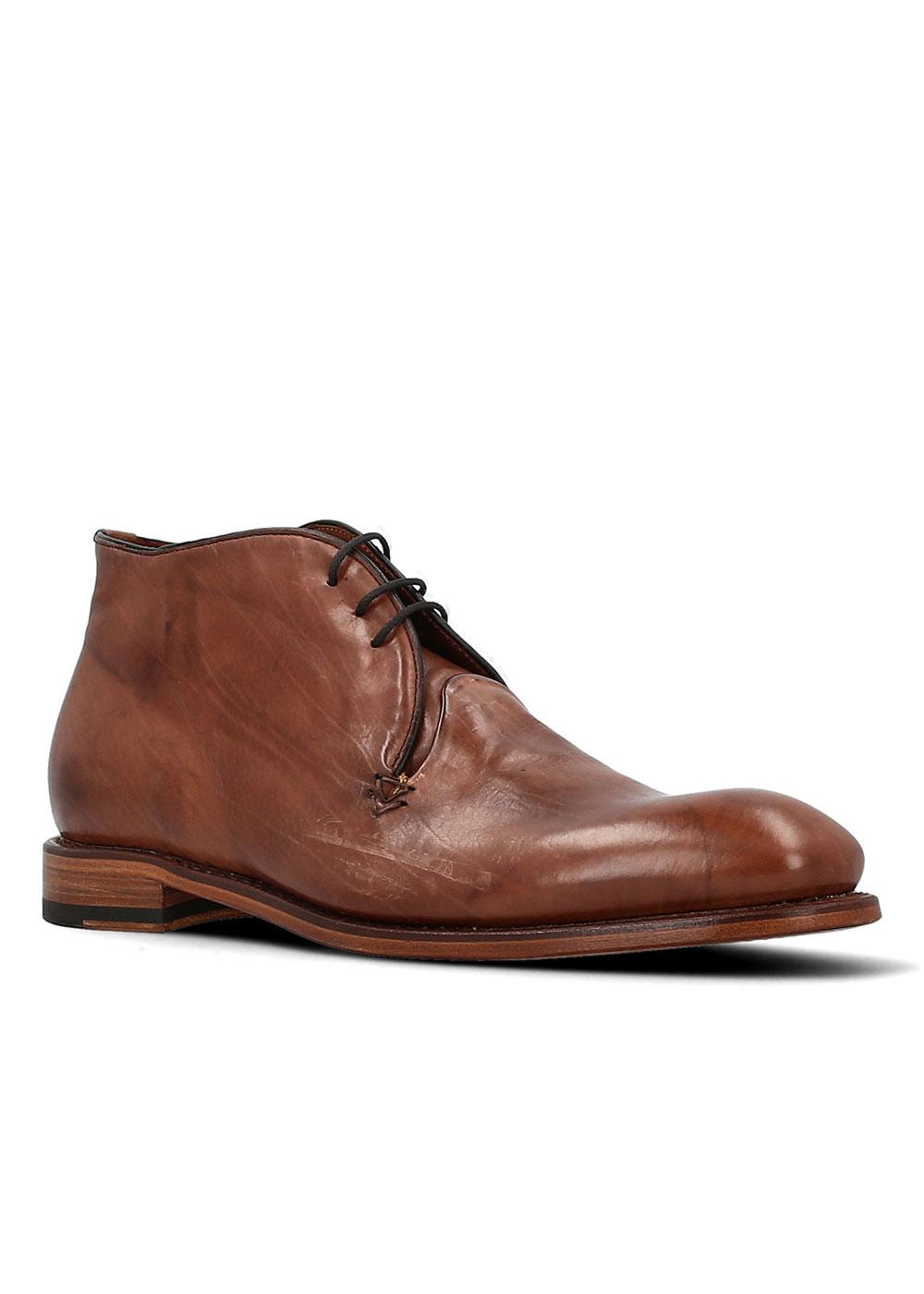 Bowen CHUKKA BOOTS CHILWORTH II VEAU WASHE MARRON FONCE Manfield
