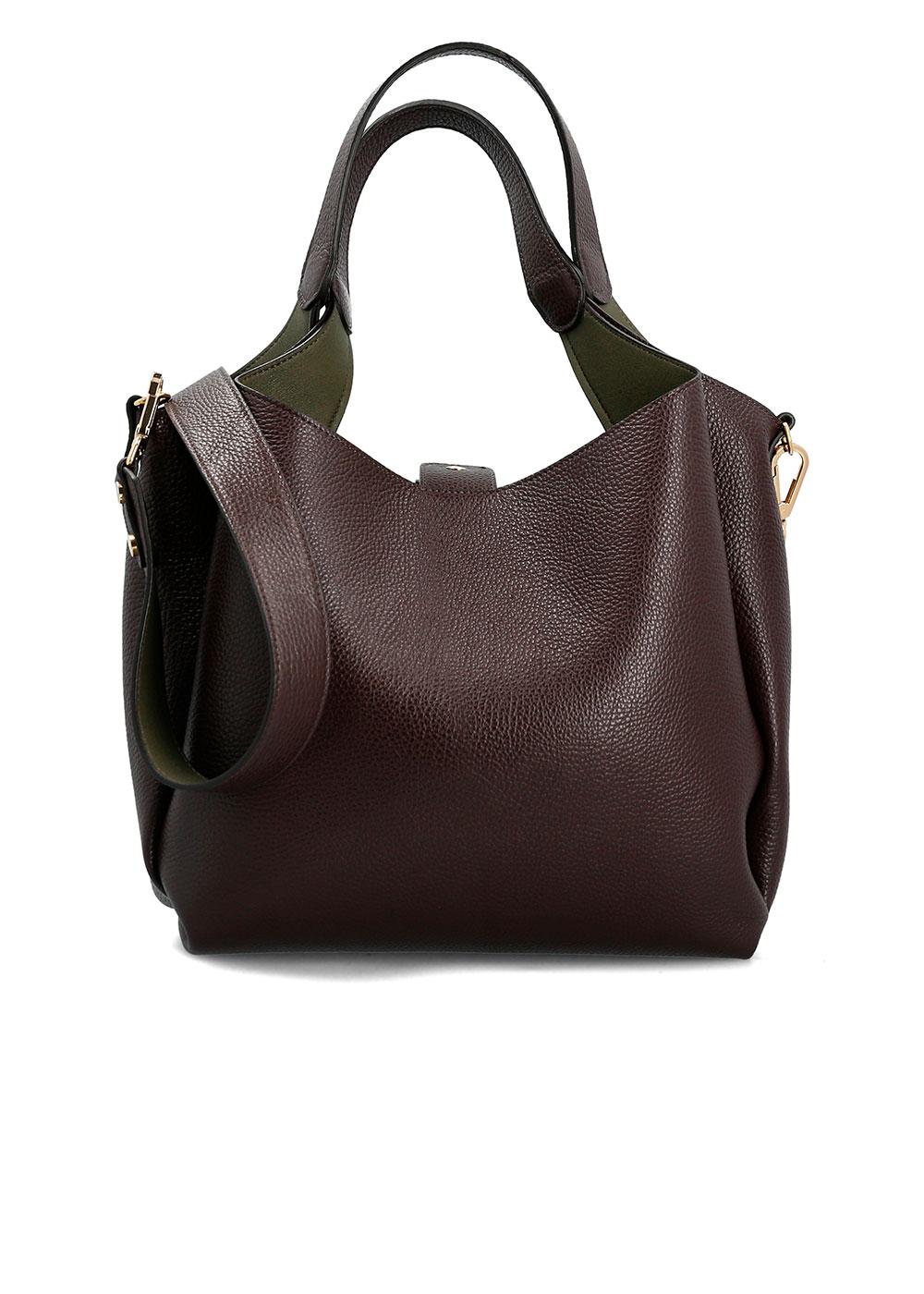 Sac marron en cuir on sale