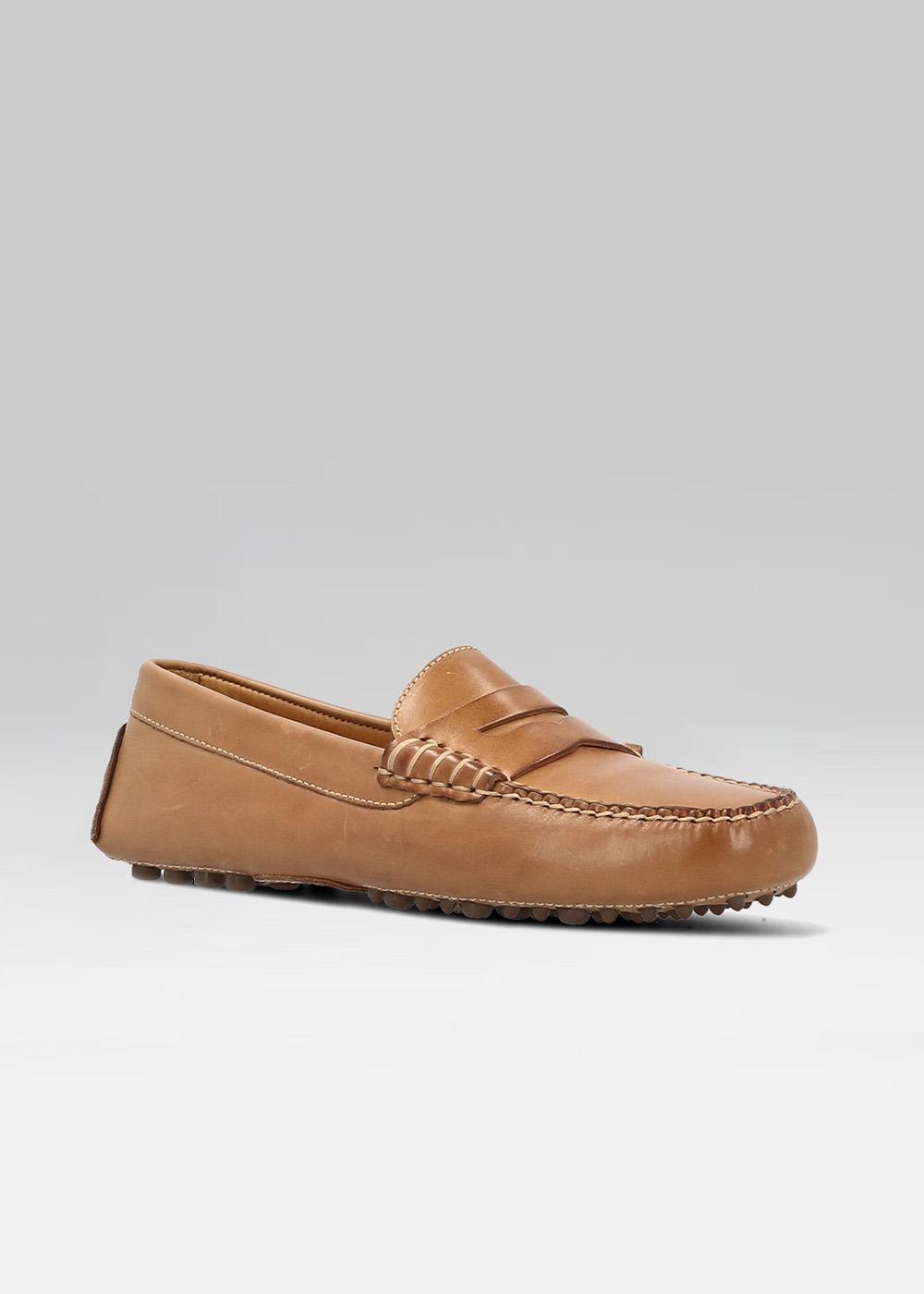 Fairmount MOCASSIN DRIVER CUIR GOLD Manfield