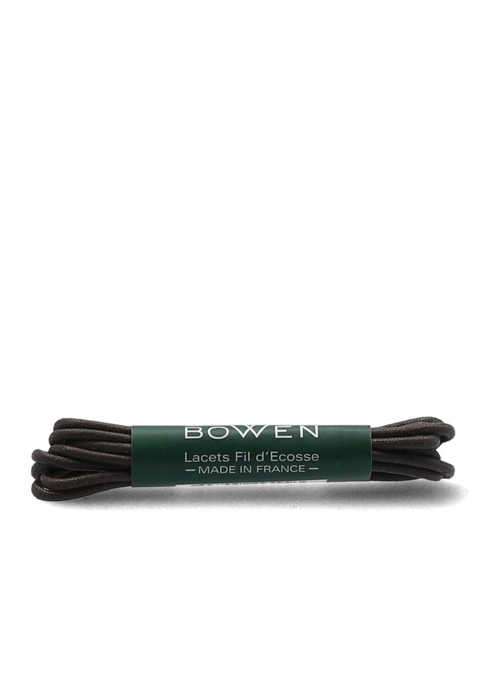 Bowen LACET COTON FIN CIRE CHOCOLAT Manfield