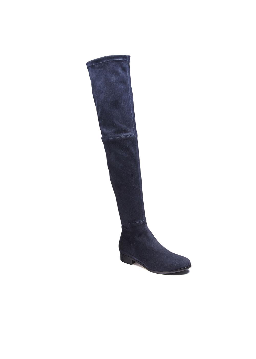 Charles Kammer CUISSARDE STRETCH VELOURS MARINE Manfield