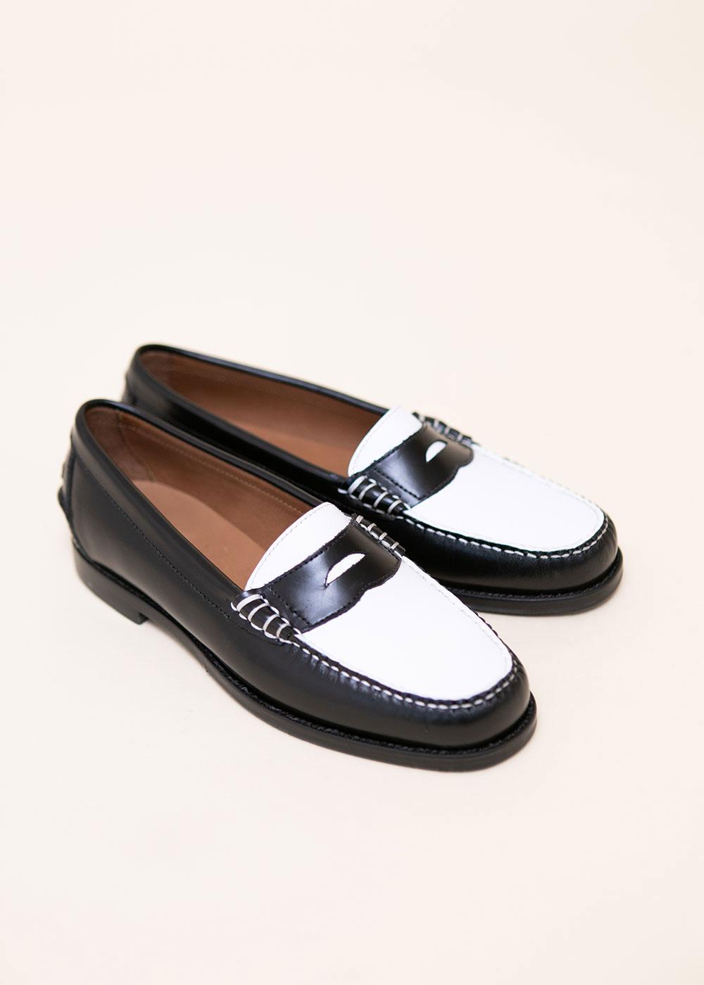 Mocassin bicolore clearance