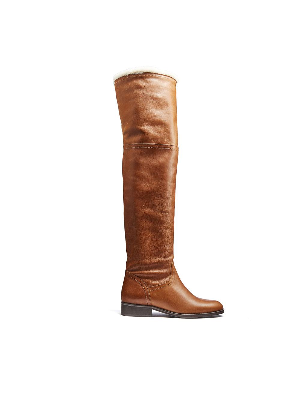 Cuissarde en cuir discount