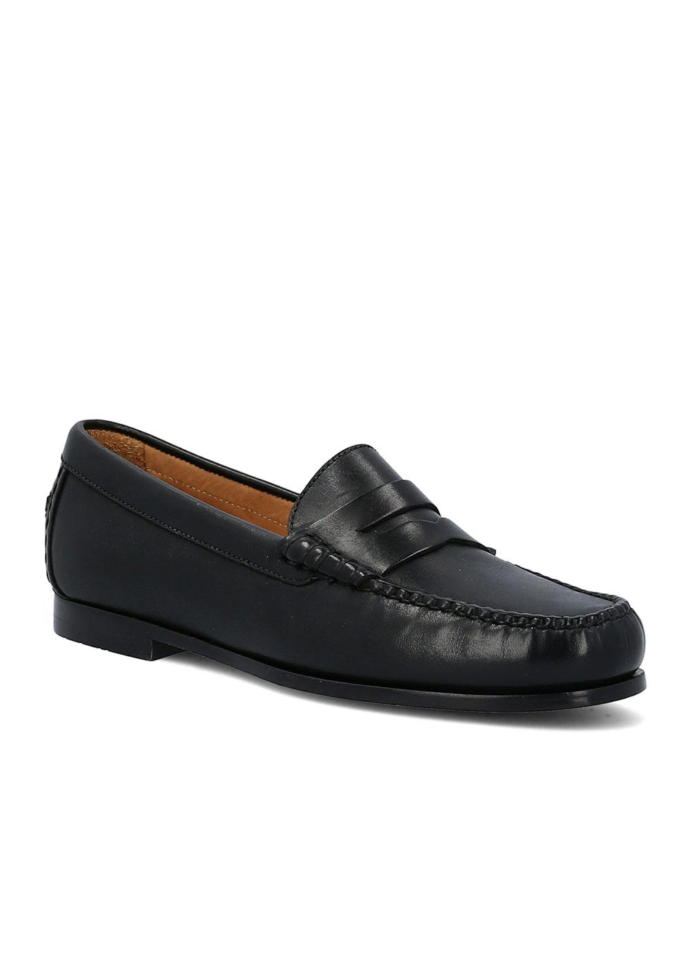 MOCASSIN WINTER MOC CUIR NOIR 4 US W