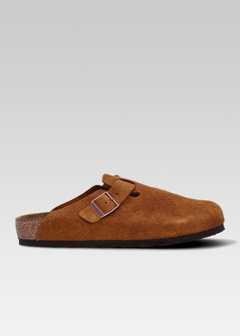 Birkenstock Boston Suede Birkenstock Camel Daim Blouson En Peau