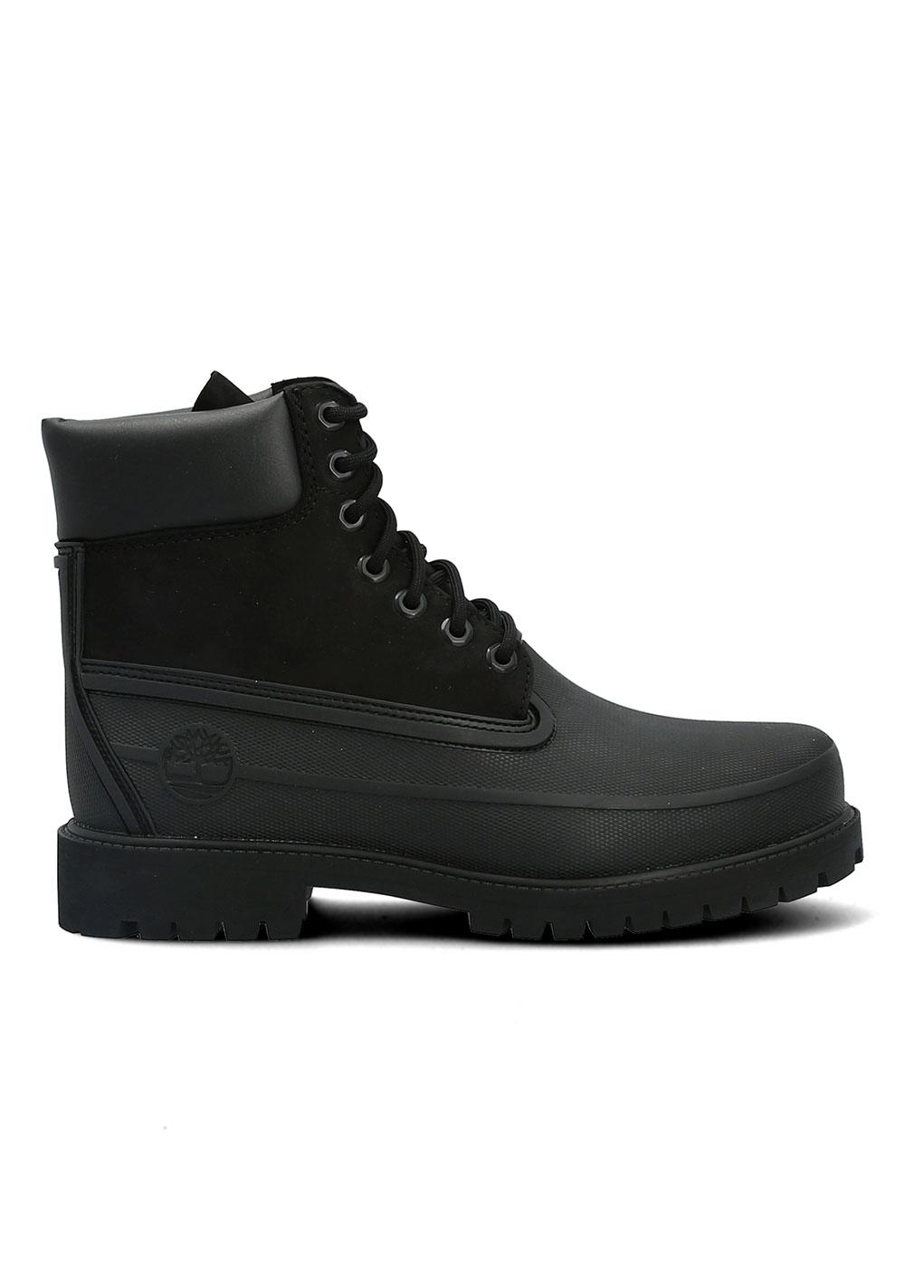 BOOTS RUBBER TOE 6 INCH NUBUCK NOIR 7 US M