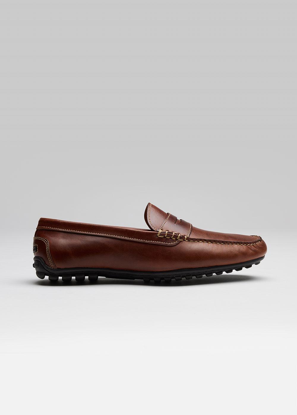 Fairmount MOCASSIN WD MOC CUIR MARRON Manfield