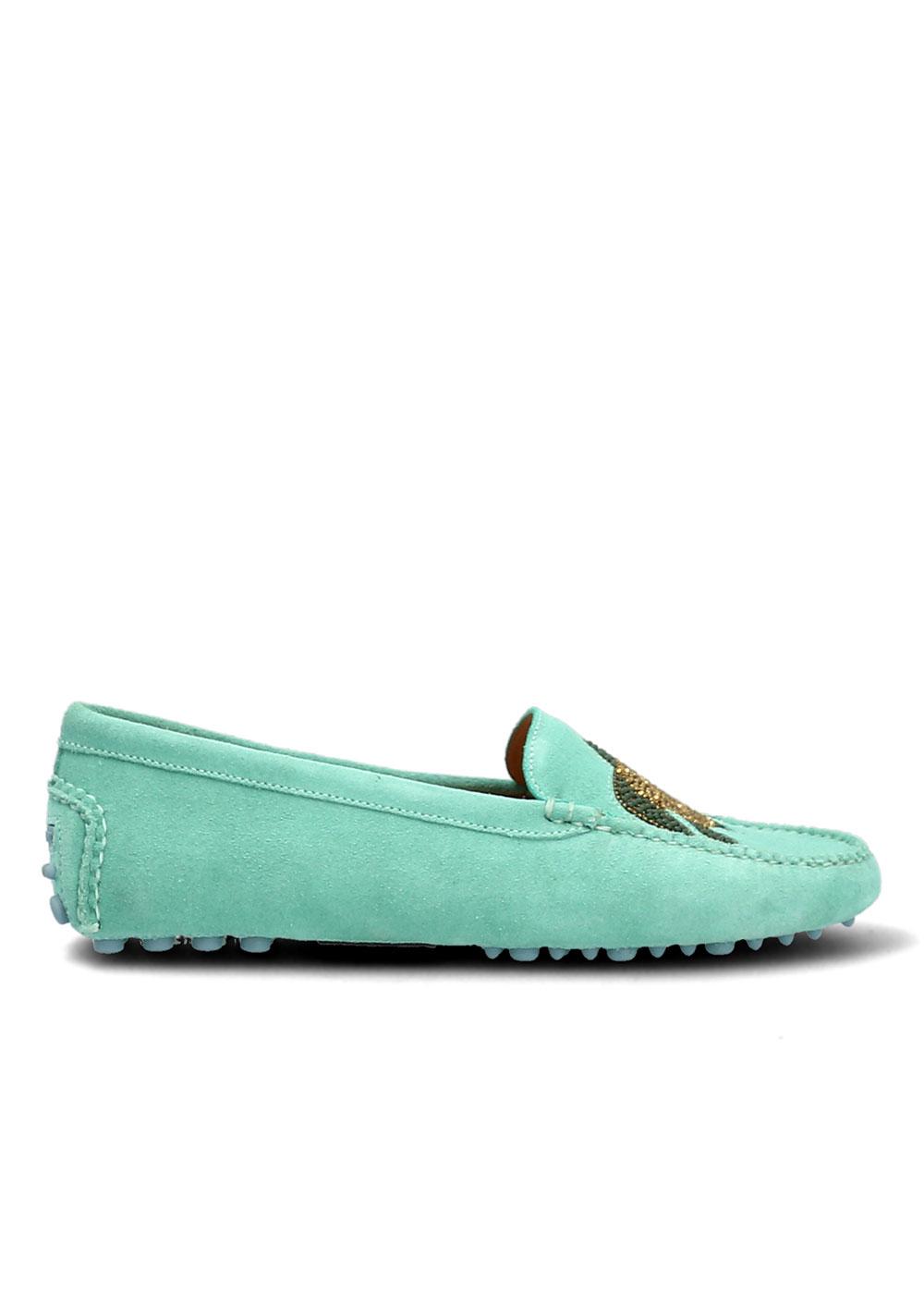 MOCASSIN FANCY DRIVER TURTLE VERT 4 US W