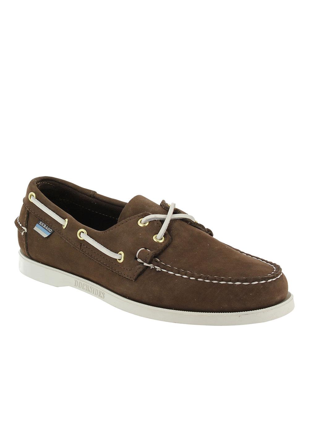 Sebago DOCKSIDES NUBUCK MARRON Manfield