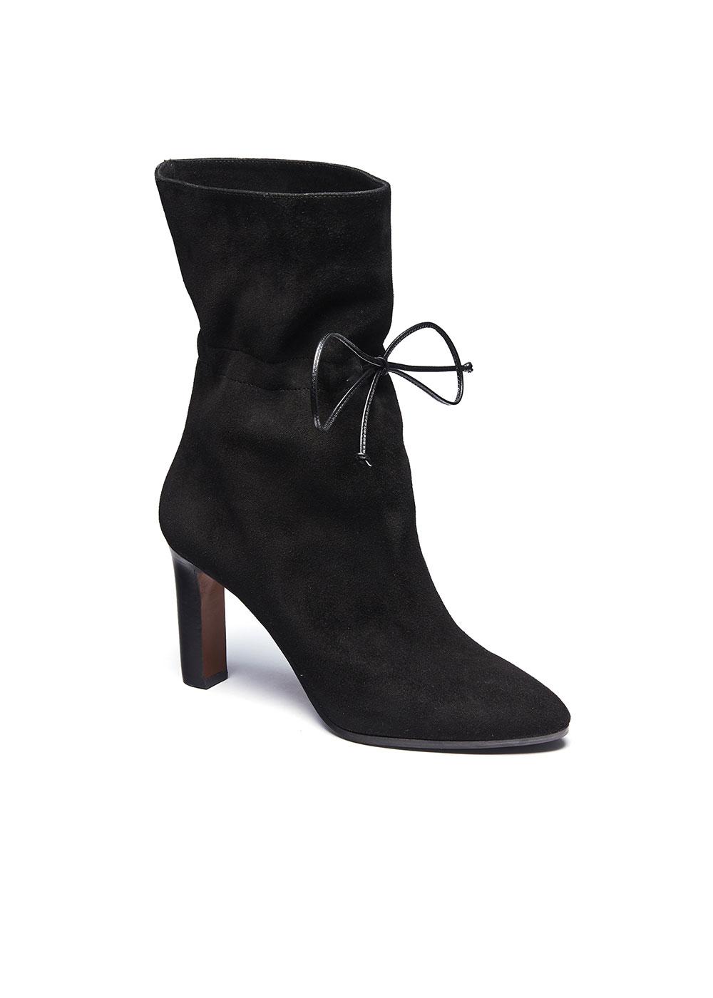 Bottines lacets velours 2025