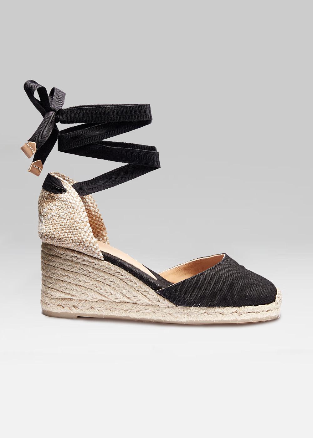 Castaner CARINA 6CM TISSU NOIR Manfield